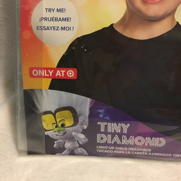 NWT Tiny Diamond light up wig costume - Picture 2 of 5